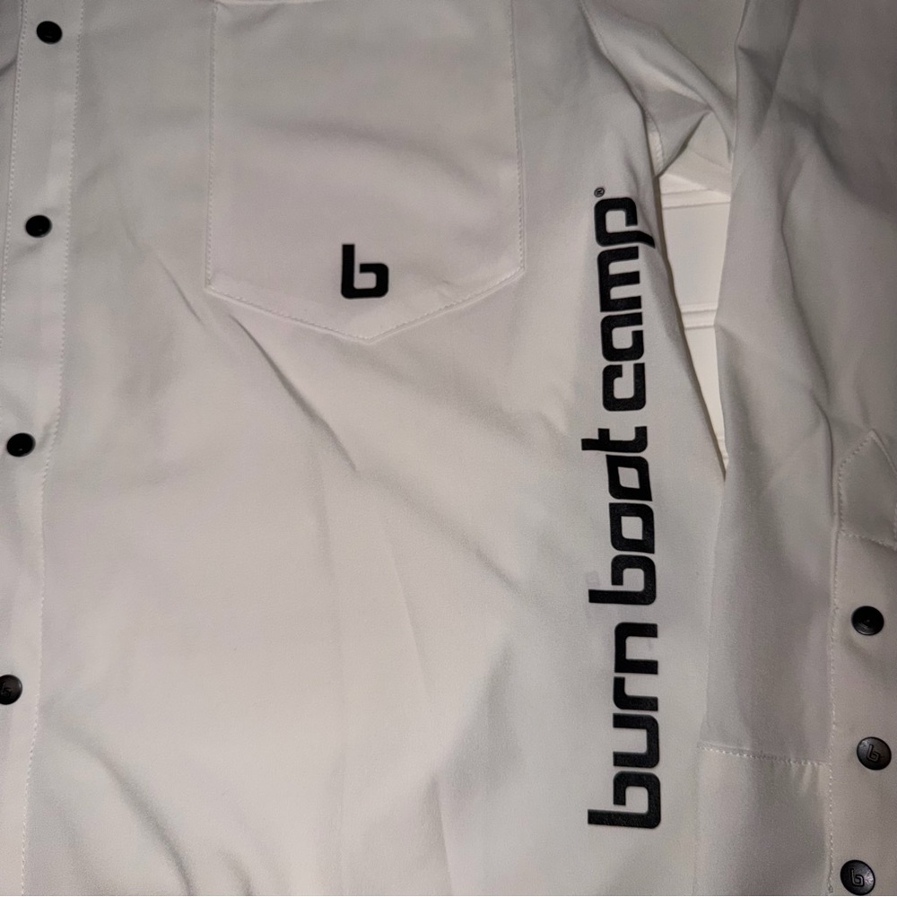 Burn Boot Camp Button Down Xs - image 2